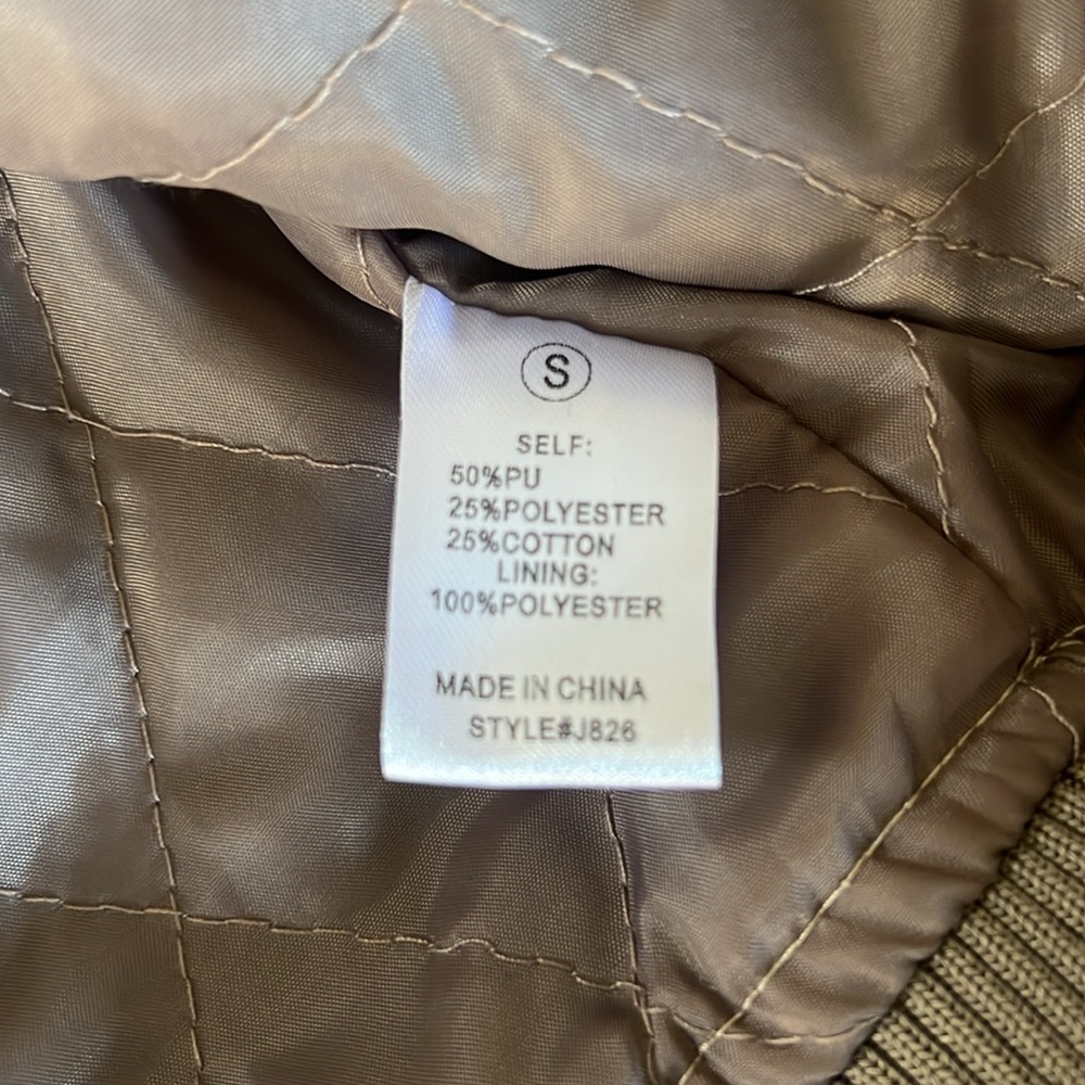 💫Metallic varsity Jacket✨ - Picture 6 of 8